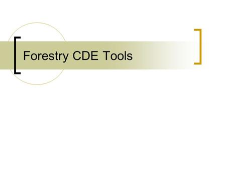 Forestry CDE Tools. Bark Gauge Cant Hook Clinometer.