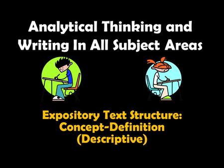 Analytical Thinking and Writing In All Subject Areas