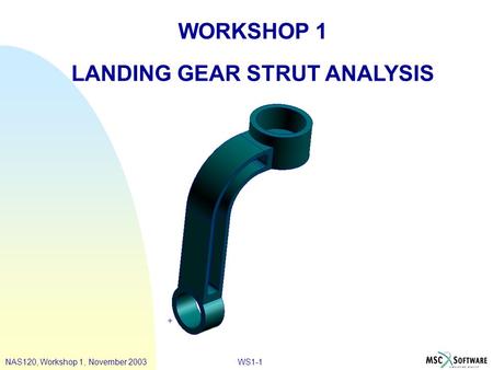 LANDING GEAR STRUT ANALYSIS