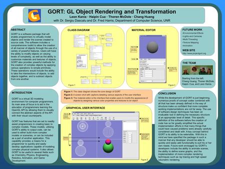 INTRODUCTION GORT is a virtual 3D modeling environment for computer programmers. Its main area of focus is to aid in the education of programmers learning.