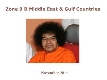 Zone 9 B Middle East & Gulf Countries November 2014.