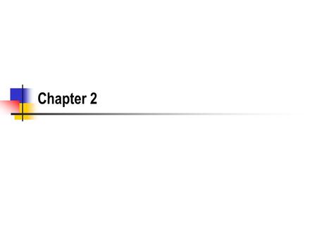 Chapter 2. Delegation Doctrine - Rulemaking Great historical interest No current interest Transformation to the intelligible principle