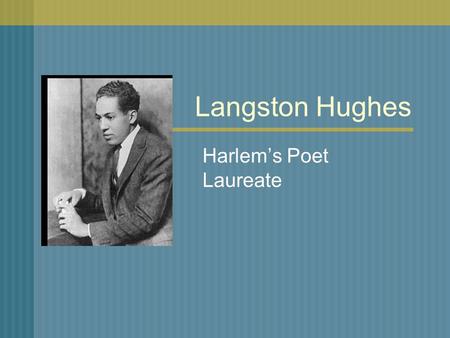 Harlem’s Poet Laureate