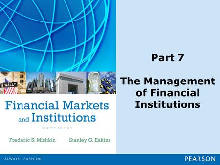 Part 7 The Management of Financial Institutions. Chapter 23 Risk Management in Financial Institutions.