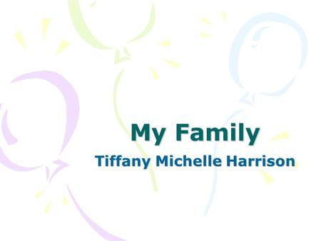 Tiffany Michelle Harrison