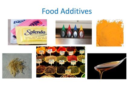 Food Additives. What is a food additive? In its broadest sense, a food additive is any substance added to food.