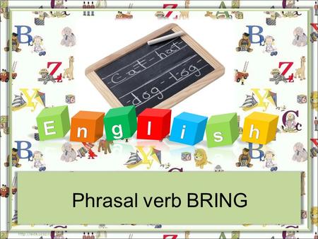 Phrasal verb BRING  BRING BACK to make somebody remember something or think about it again The photographs brought back many pleasant.