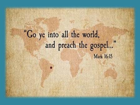 GO! GO! GO! 1.The Resurrected Jesus declares all authority has been given unto Him in heaven and on earth 2.Go, Therefore (or: therefore, because.