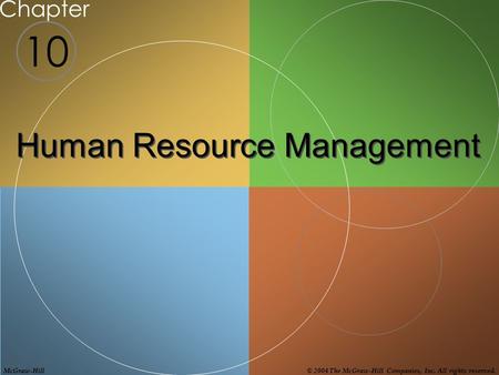 Human Resource Management