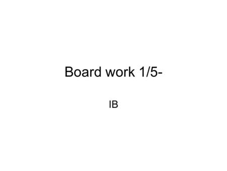 Board work 1/5- IB. Christina Rossetti What are the major themes of CR’s poetry? Pick four and give examples for each. What kind of characters show up.