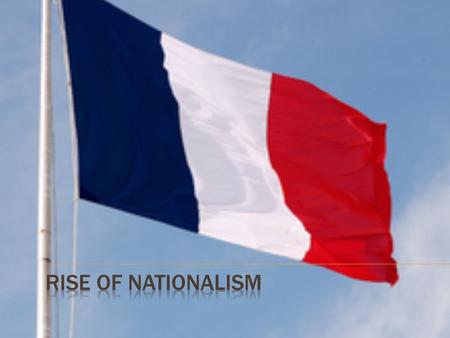 The people of Napoleon’s Empire in the 1800’s were happy because they loved the ideas of: - liberty - freedom - equality * Napoleon was spreading the.