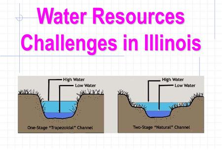 Water Resources Challenges in Illinois. On Children Your children are not your children. They are the sons and daughters of Life's longing for itself.