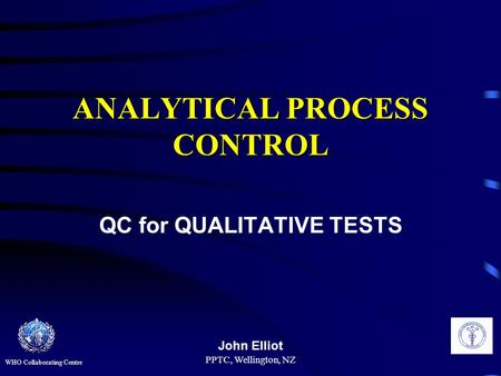 ANALYTICAL PROCESS CONTROL