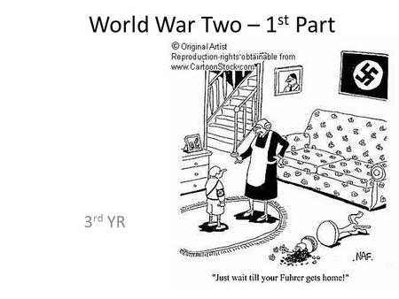 World War Two – 1 st Part 3 rd YR. Invading Poland Poland was next after Czechoslovakia Newly created after WW1 Many Germans lived in the Polish Corridor.