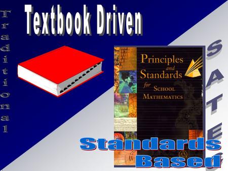 Teacher as the expert imparting knowledge Students engaged as learners seeking understanding.