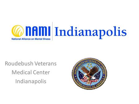 Roudebush Veterans Medical Center Indianapolis. Local Program Contacts Edward Alexander, Executive Director NAMI Indianapolis Indianapolis, IN