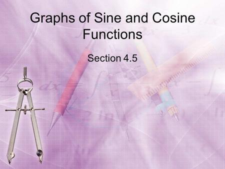 Graphs of Sine and Cosine Functions