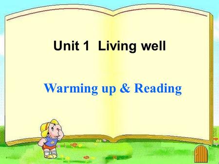 Warming up & Reading Unit 1 Living well. How many different types of disabilities do you know?