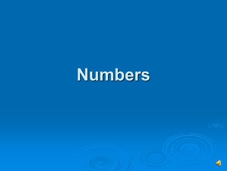 Numbers Numbers in Potawatomi  Numbers are very easy to do after you know 1-10. After that to say 11 you say 10 and one. We are going to use our objects.