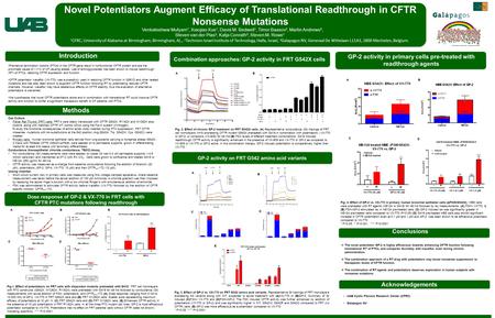 METHODS Introduction Conclusions  The novel potentiator GP-2 is highly efficacious towards enhancing CFTR function following translational RT of PTCs,