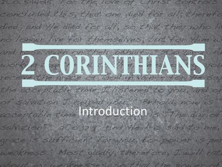 Introduction. “It teaches us much. You will not be the same. It will transform your life… it will teach you not by precept, and not by law, and not by.