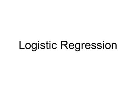 Logistic Regression. Linear Regression Purchases vs. Income.