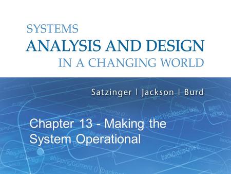 Systems Analysis and Design in a Changing World, 6th Edition