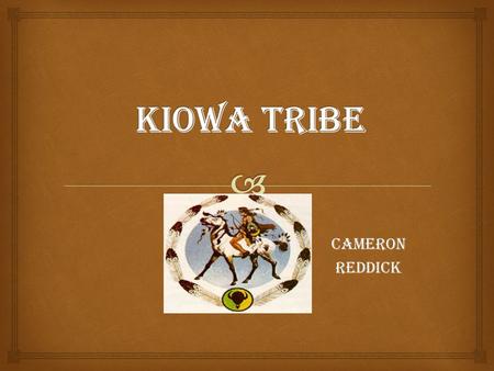 CameronReddick.   Kiowa Hunters = used bows and arrows. In the war Kiowa man fired their bows or basically fought with their cubs and hide shields.