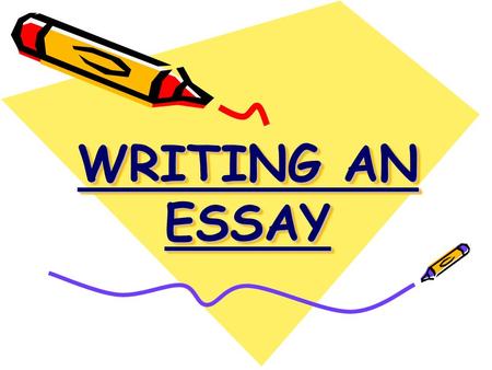 WRITING AN ESSAY. Keywords: Analyse Essay Compare Quote.