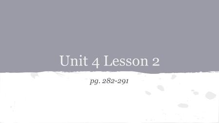 Unit 4 Lesson 2 pg. 282-291. Big Idea How Do the Oceans and the Water Cycle Affect Weather?