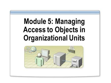 Module 5: Managing Access to Objects in Organizational Units.