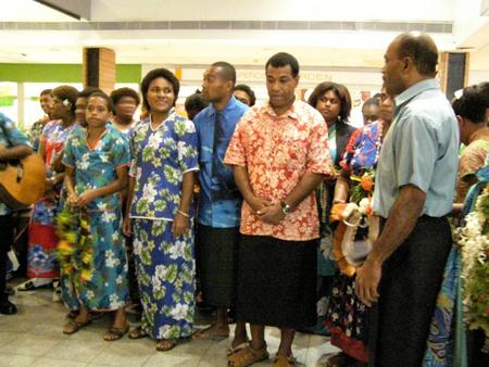 Arriving at Nadi.