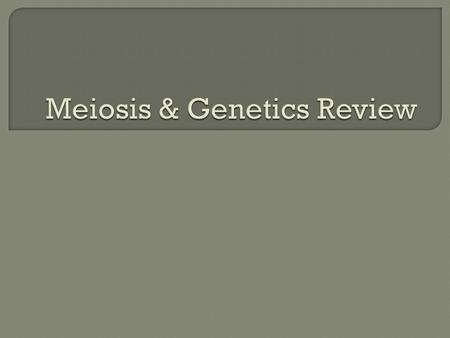  These are sections of chromosomes that code for a trait.  A gene.