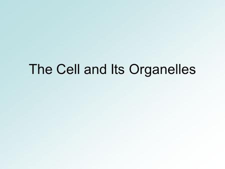 The Cell and Its Organelles. Discovery of Cells Robert Hooke: (1665) Publishes book Micrographia, contains drawings of sections of cork as seen through.