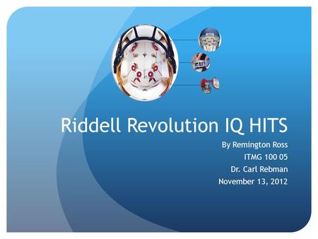 Riddell Revolution IQ HITS