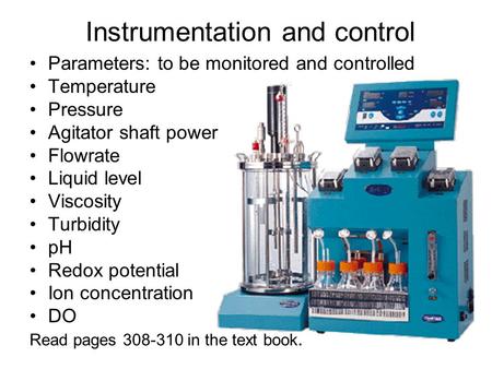 Instrumentation and control