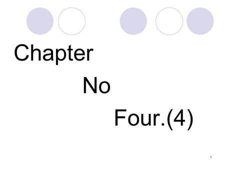 Chapter No Four.(4) 1. The Job Application process, The written Job Presentation… 2.