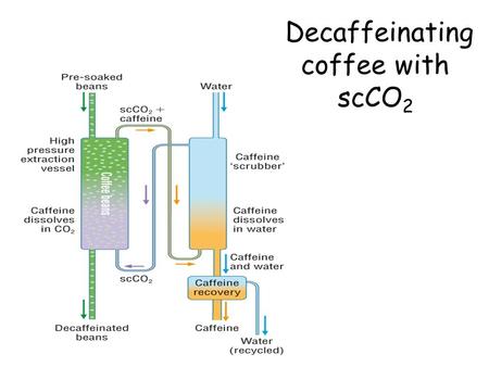 Decaffeinating coffee with scCO2