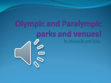 By Marsailli and Katy. Olympic and Paralympic Swimming. Some of the things you can do in the aquatic centre are Diving, Modern Pentathlon Swimming and.