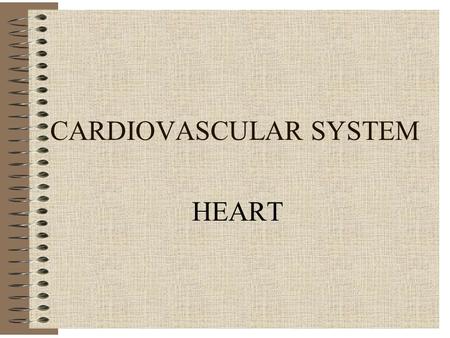 CARDIOVASCULAR SYSTEM HEART. General Closed System -Blood Remains in Blood Vessels & Heart Double System -Four Chambers (Separation of Oxygenated & Deoxygenated.