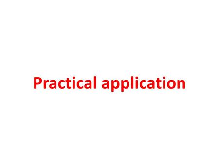 Practical application. Population A ELISA test is applied to a million people where 1% are infected with HIV. Of the million people, 10,000 would be infected.