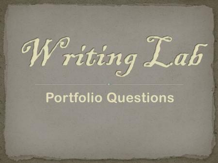 Portfolio Questions. Option 1: Which idea, event, person, or movement most influenced colonists in their demand for independence? Support your position/argument.