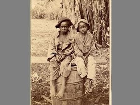 RALEIGH, N.C. – A haunting 150-year-old photo found in a North Carolina attic shows a young black child named John, barefoot and wearing ragged.