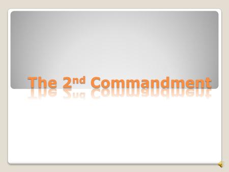 THE SECOND COMMANDMENT You shall not misuse the name of the Lord your God. What does this mean? We should fear and love God that we do not use his name.