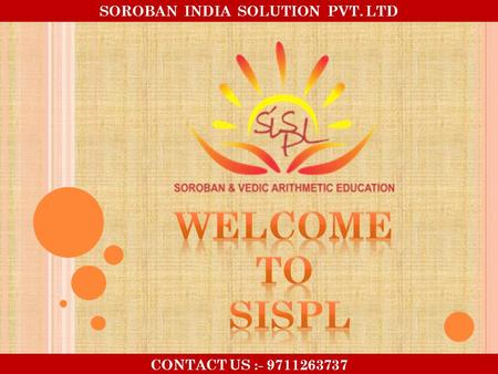 SOROBAN INDIA SOLUTION PVT. LTD CONTACT US :- 9711263737.