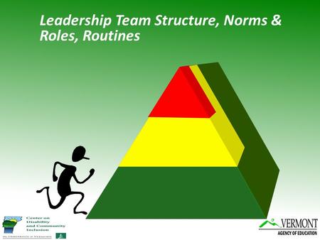 Leadership Team Structure, Norms & Roles, Routines.