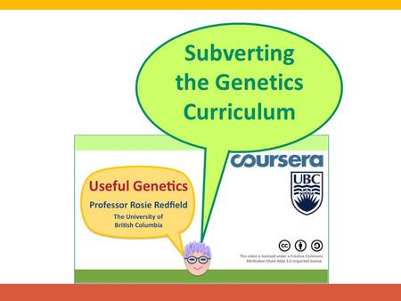 Subverting the Genetics Curriculum. DNA fingerprinting in the News! Personal genomics in the News! Blah blah blah... meiotic pairing and crossing over.