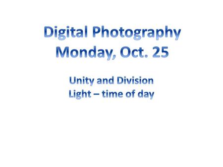 Light has a variety of characteristics or personalities. Depending on time of day, direction, and intensity, the quality and color of light can change.