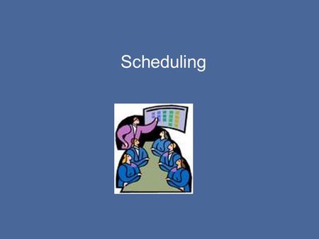 Scheduling. As the manager, one of your main duties is to staff your area of responsibility To do this, a manager must: Understand what jobs need to be.