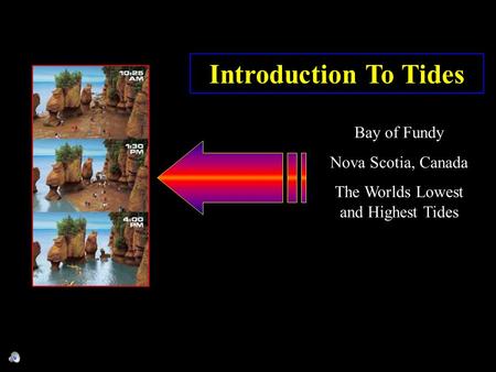 Introduction To Tides Bay of Fundy Nova Scotia, Canada The Worlds Lowest and Highest Tides.